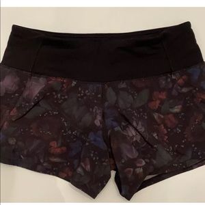 womens lululemon run time shorts size 2